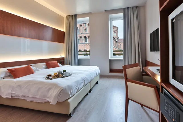غرفة بسرير مزدوج أو سريرين منفصلين، Best Western Hotel Madison 2/10