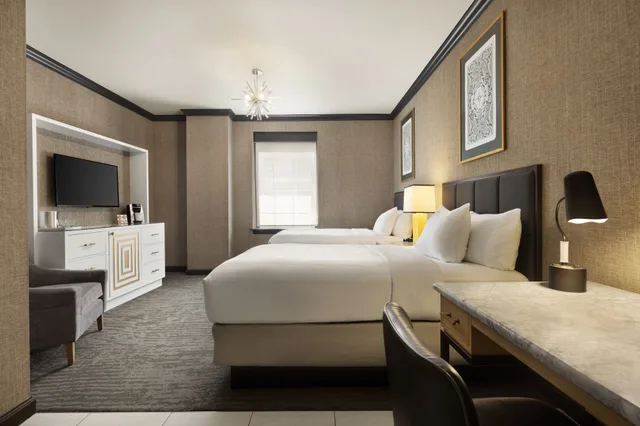 غرفة بسريرين مزدوجين، The Admiral Hotel 3/5