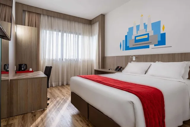 غرفة قياسية بسرير كوين، Ramada Encore by Wyndham Osasco 1/10