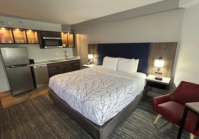 غرفة قياسية بسرير كينج بمطبخ صغير، Best Western Denver East 1/6