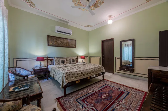 غرفة سوبيريور بسرير مزدوج، Rajasthan Palace Hotel 3/3