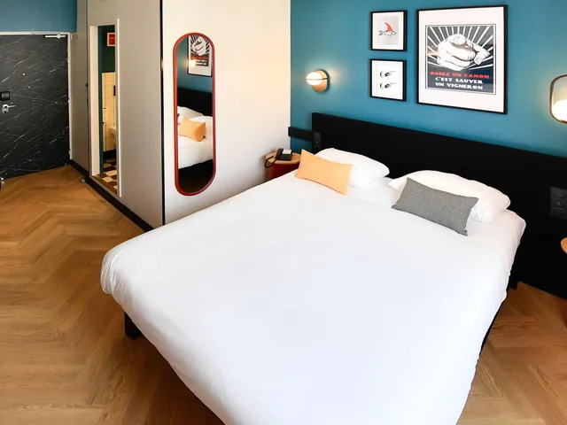 جناح بسرير مزدوج مع أريكة، Ibis Styles Dijon Central 1/4