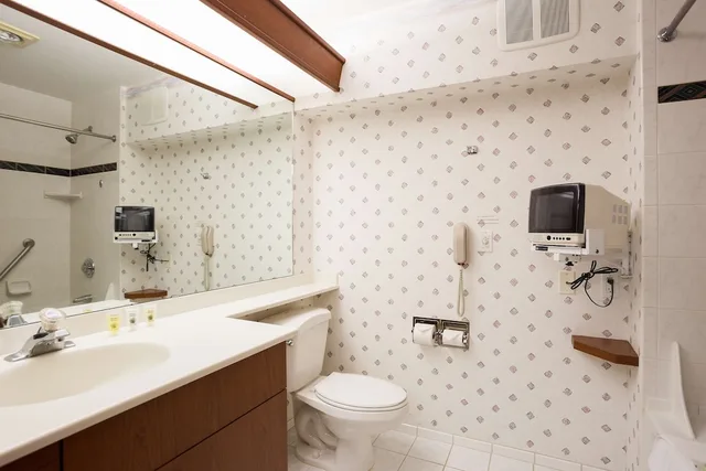 جناح جونيور بسريرين كوين بإطلالة على البحر في الطابق العلوي، Shilo Inn Suites Hotel Ocean Shores 2/2