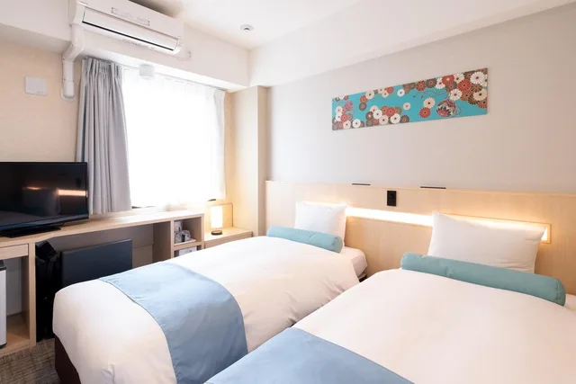 غرفة قياسية بسريرين منفصلين، Shinsaibashi-Higashi Crystal Hotel 3/3
