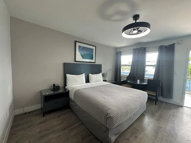 غرفة بسرير كينج لغير المدخنين، Leeward Motel By Capital O North Miami Beachside 8/10