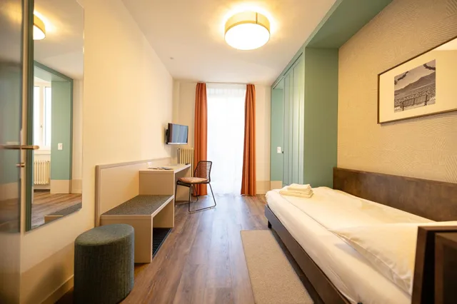 غرفة عصرية مفردة، Hotel Pestalozzi Lugano 1/3