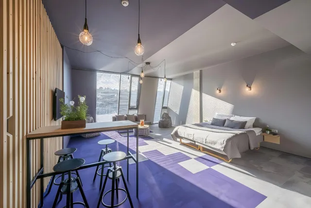 استوديو عائلي بسريرين منفصلين، Urbihop Hotel 1/1