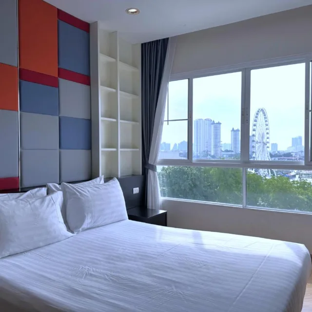 جناح عائلي بإطلالة على النهر بغرفتي نوم، The Sunreno Hotel Bangkok 7/11