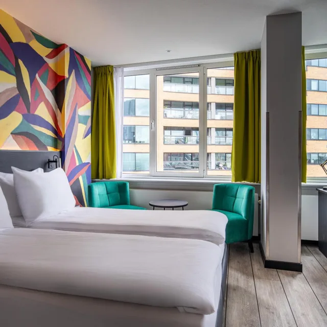غرفة سوبيريور بسرير مزدوج أو سريرين منفصلين، Thon Hotel Rotterdam 8/10