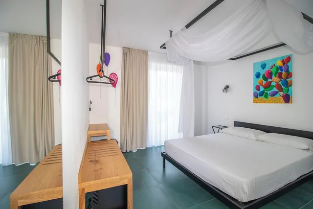 غرفة ديلوكس بسرير كينج بإطلالة على الحديقة في الطابق الأرضي، Hotel Arte Mare 2/10
