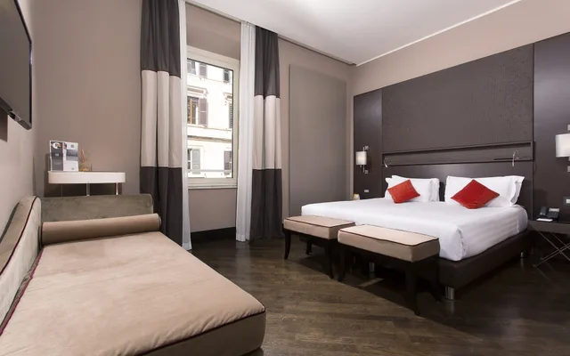 غرفة تنفيذية بثلاثة أسرّة، Rome Times Hotel 2/10