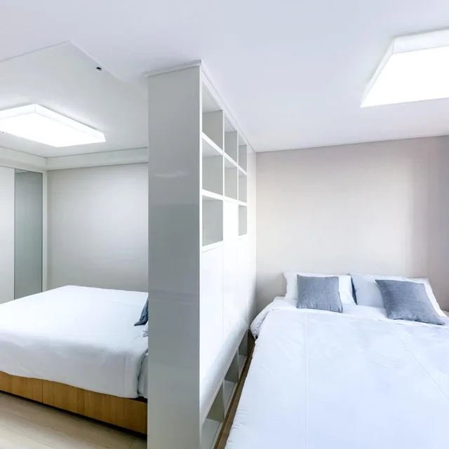 غرفة عائلية بسريرين منفصلين بإطلالة على البحر، Shin Shin Hotel Seogwipo 8/10