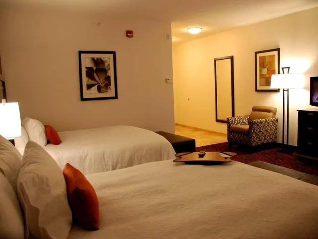 جناح استوديو بسريرين كوين مع أريكة، Hampton Inn and Suites by Hilton Lethbridge 1/4