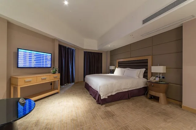 جناح ديلوكس بسرير كوين، Shanghai Hongqiao Airport Boyue Hotel - AirChina 1/4