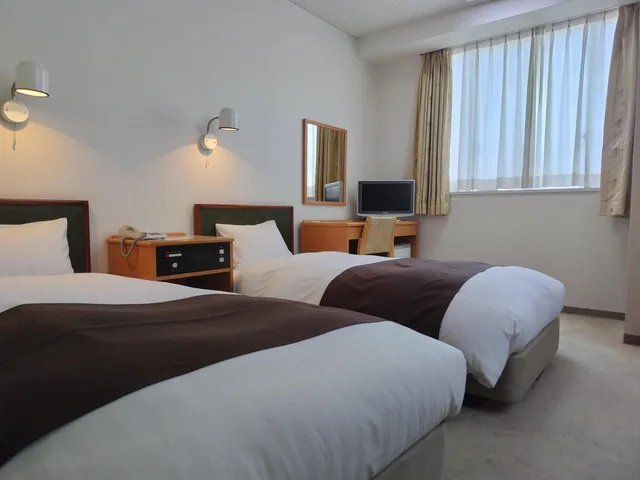 غرفة بسريرين منفصلين، New Grand Hotel Shinjo 2/4