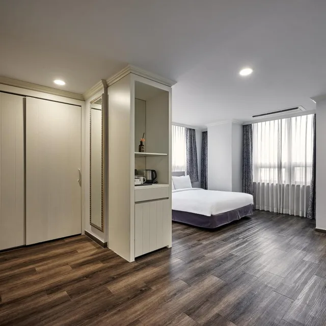 غرفة بريميير عائلية، Ramada Hotel & Suites by Wyndham Seoul Namdaemun 5/10