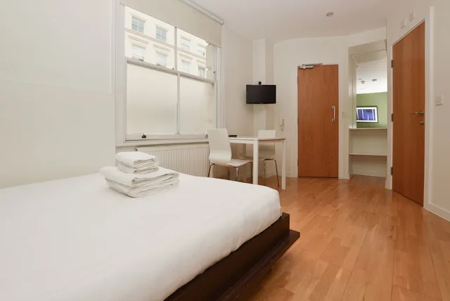 استوديو صغير بسرير مزدوج في الطابق الأرضي، Princes Square Serviced Apartments 1/6