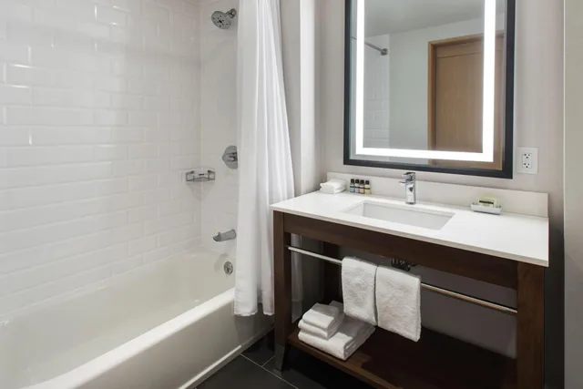 غرفة بسرير كينج بحوض استحمام لذوي الإعاقة، Four Points by Sheraton Albany 6/10