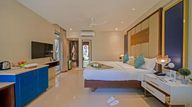 غرفة كلوب بسرير كوين، Estrela Do Mar Beach Resort - A Beach Property, Goa 1/1