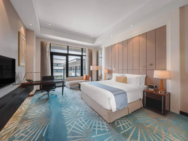 غرفة ديلوكس بسرير كينج وسرير كوين، Gran Melia Xian 1/7