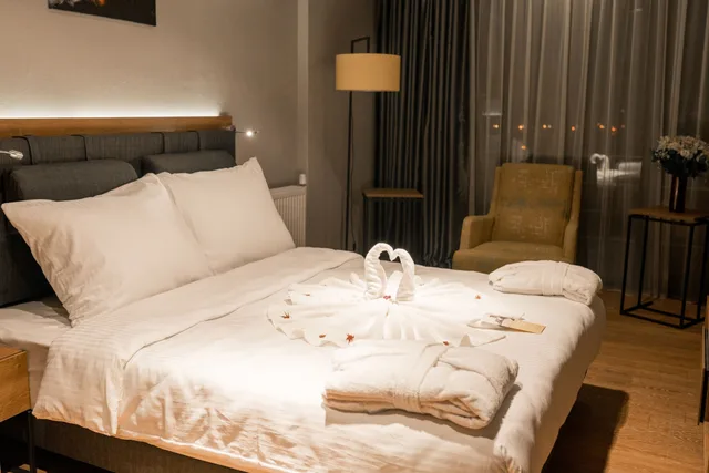 جناح ديلوكس بسرير كينج بإطلالة على الجبل مع أريكة، The Kayseri Loft Hotel 5/7