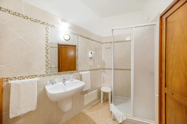 غرفة اقتصادية بسرير مزدوج أو سريرين منفصلين، Hotel Villa Piras 4/4