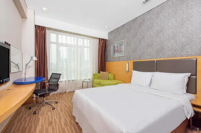 غرفة بسرير كينج وسرير كوين لذوي الإعاقة، Holiday Inn Express Beijing Dongzhimen 4/7