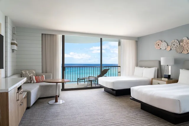 Room, 2 Double Beds, Ocean Front, Balcony، Waikiki Beach Marriott Resort and Spa 2/8