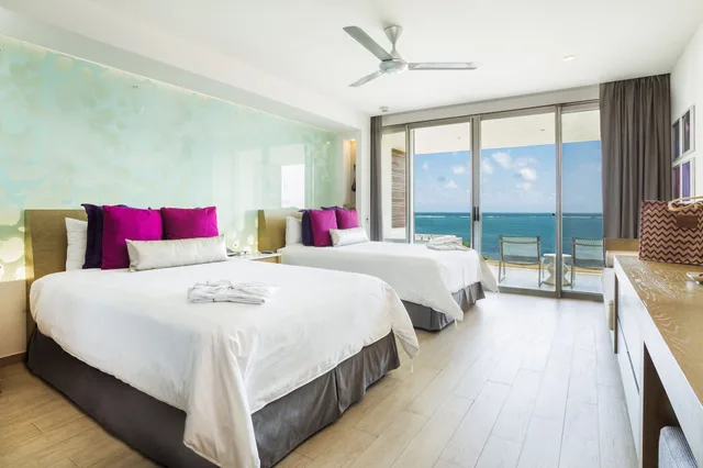Xhale Club, Junior Suite, 2 Double Beds, Ocean Front, Jetted Tub، Breathless Riviera Cancun Resort & Spa - Adults Only 1/3