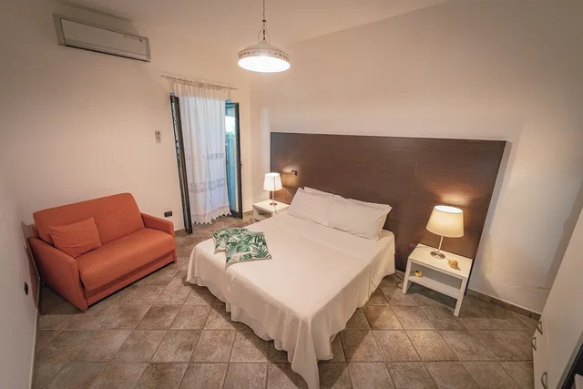 شقة سوبيريور بسرير مزدوج وسرير فردي بغرفة نوم واحدة، Residence Hotel Al Belvedere Salina 10/10