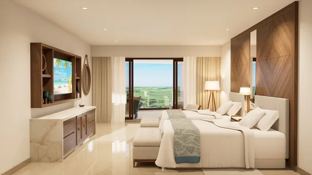 Grand, Family Suite, 1 King and 2 Queen Beds, Golf Course View، Moon Palace The Grand Punta Cana 3/8
