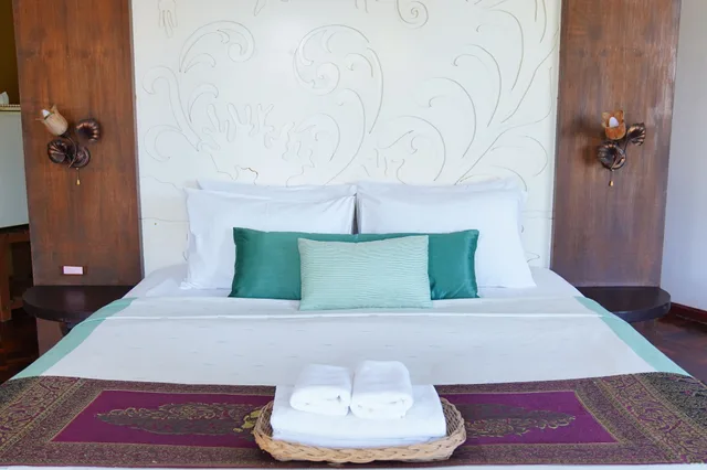 فيلا بسرير كوين بإطلالة على الحديقة يُسمح فيها بالحيوانات الأليفة، Tanaosri Resort Pranburi 10/10