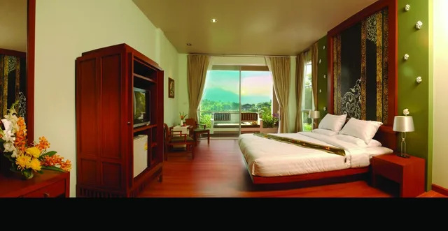 غرفة بريميير ديلوكس، Fuengfah Riverside Garden Resort Chiang Mai 1/2