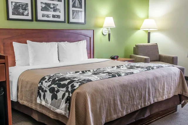 Standard, King Bed, Sleep Inn and Suites Conference Center And Water Park 4/7
