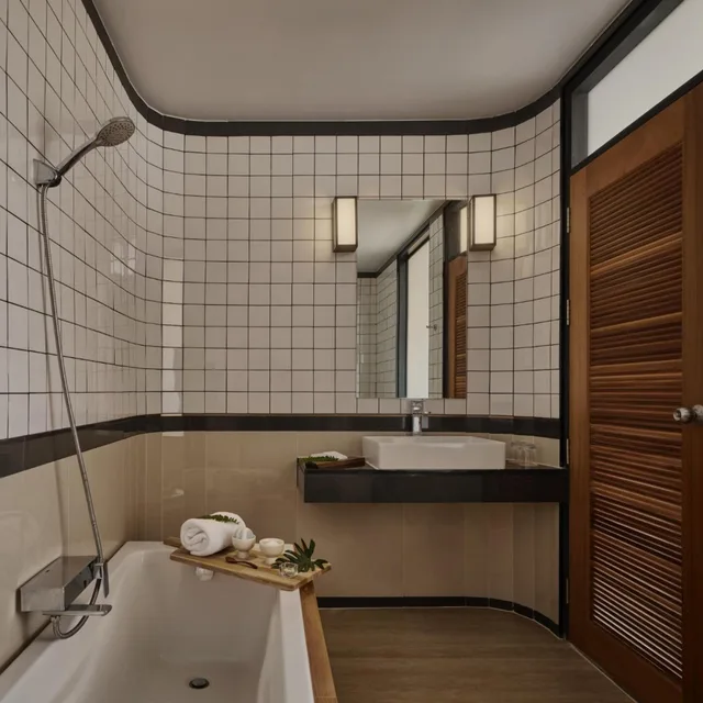 غرفة عائلية بحمام خاص، The Motifs Eco Hotel 4/6