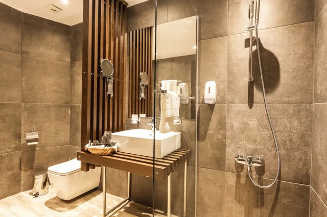 شقة بسرير كينج بإطلالة على الجبل بشرفة بغرفة نوم واحدة مع أريكة، Hotel Orlovetz 4/4