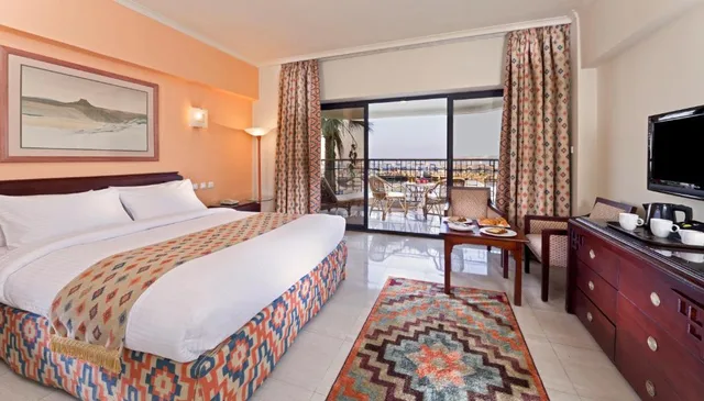 غرفة ديلوكس بسرير مزدوج بإطلالة على البحر، Sunrise Holidays Resort- Adults Only (Plus 16) 1/1