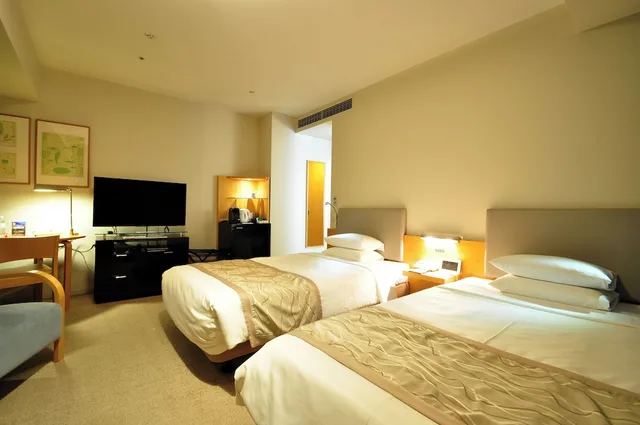 غرفة ديلوكس ركنية بسريرين منفصلين للمدخنين، Hotel Nikko Niigata 6/9