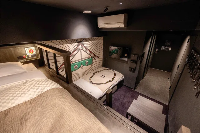 غرفة اقتصادية ثلاثية بسرير بطابقين مع أريكة، Hotel Tavinos Kyoto 3/4