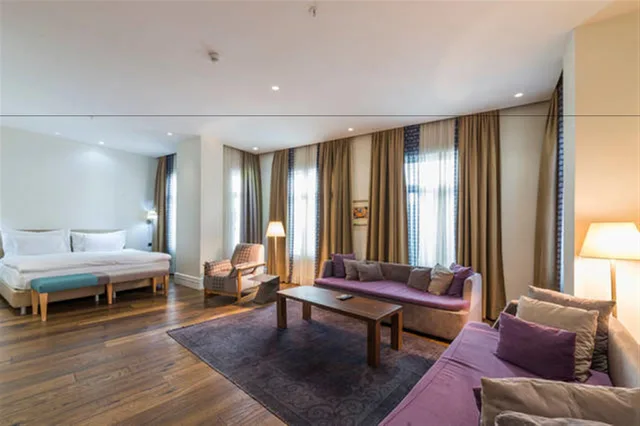 غرفة ديلوكس بسرير كينج، Misafir Suites 8 Istanbul. 3/3