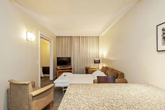 غرفة سوبيريور ثلاثية بسريرين منفصلين مع أريكة، Slaviero Hotel Curitiba Shopping 5/9