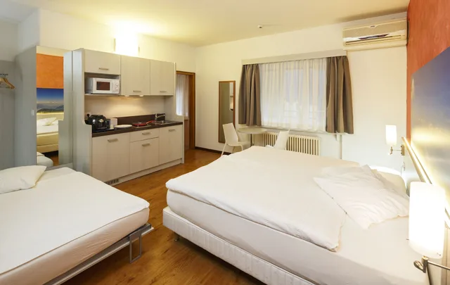 Studio, Double and Twin Beds, Kitchenette, Acquarello Swiss Quality Hotel 5/5