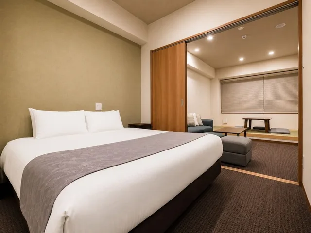 1 Bedroom, City, Suite, 3 Futon Beds, Queen Bed, Hot Tub، Randor Residential Hotel Kyoto Suites 3/6