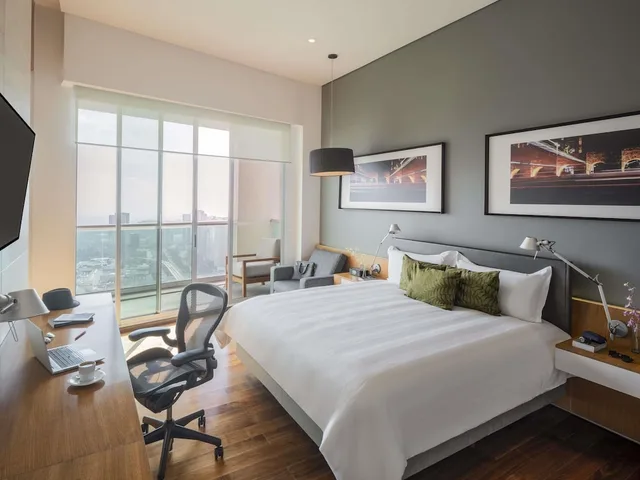 جناح استوديو تنفيذي بسرير كينج بشرفة، The Paragon Hotel Mexico City Santa Fe by Accor 5/10