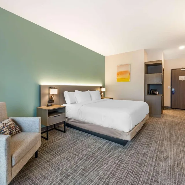 غرفة بسرير كينج بحوض استحمام لذوي الإعاقة، Comfort Inn & Suites Nashville TN 1/4