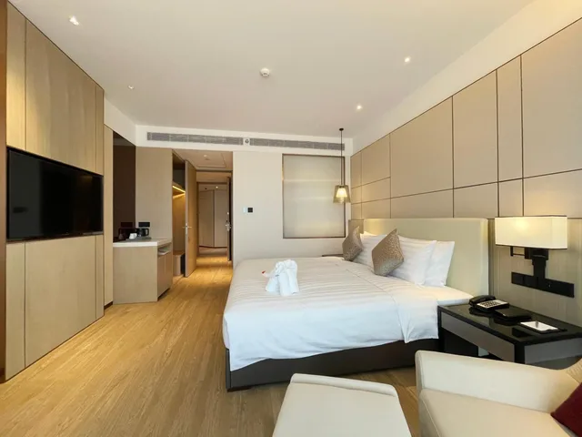 غرفة بزنس بسرير كينج، Kew Green Hotel Hongqiao Shanghai 3/3