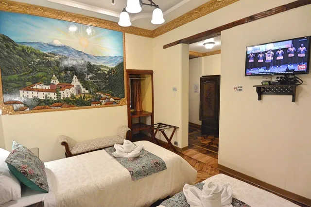 غرفة قياسية بسرير مزدوج أو سريرين منفصلين، Hotel La Basilica Quito 1/9
