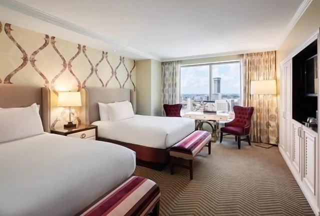 غرفة فاخرة بسريرين كوين بإطلالة على المدينة، Harrah's New Orleans - A Caesars Rewards Destination 2/4