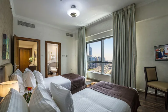 1 Bedroom, Deluxe, Apartment, Twin Beds, Partial Marina View، City Premiere Marina Hotel Apartments 1/7
