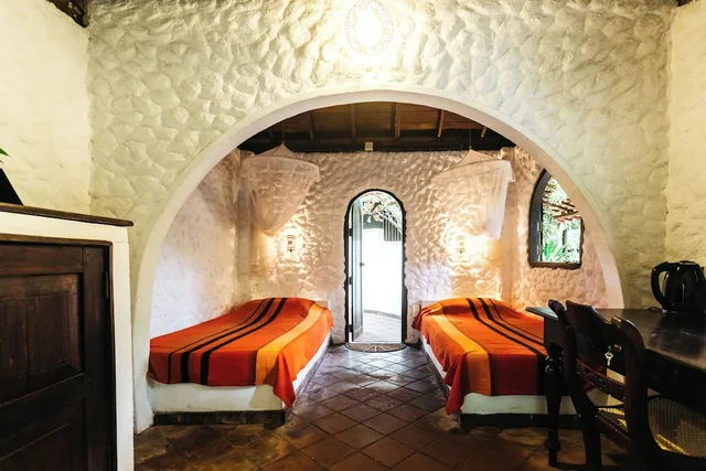 غرفة أساسية بسرير فردي بإطلالة على الحديقة، Secret Garden Villa 1/1